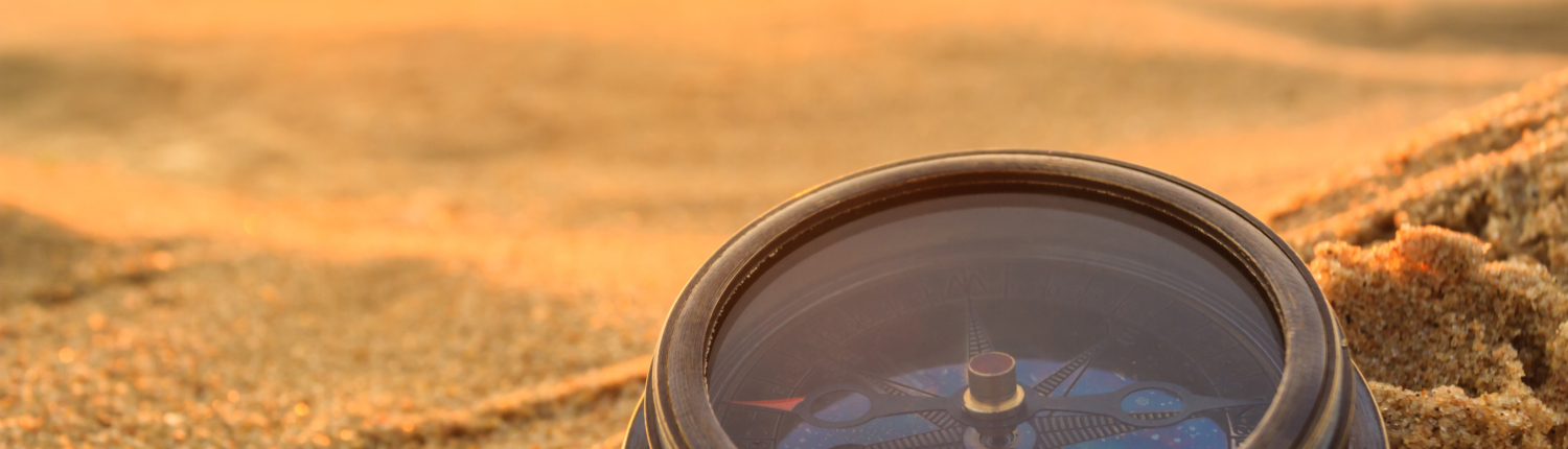 A compass on our geofencing advertising for private investigators page to show that we can guide investigators